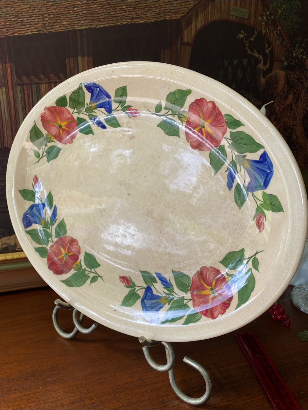 Vintage Shenandoah Ware Pattern Produced by Paden City Pottery “Morning Glory”